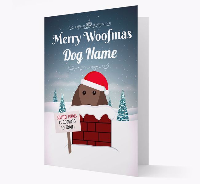 Merry Woofmas: Personalized {breedFullName} Christmas Card